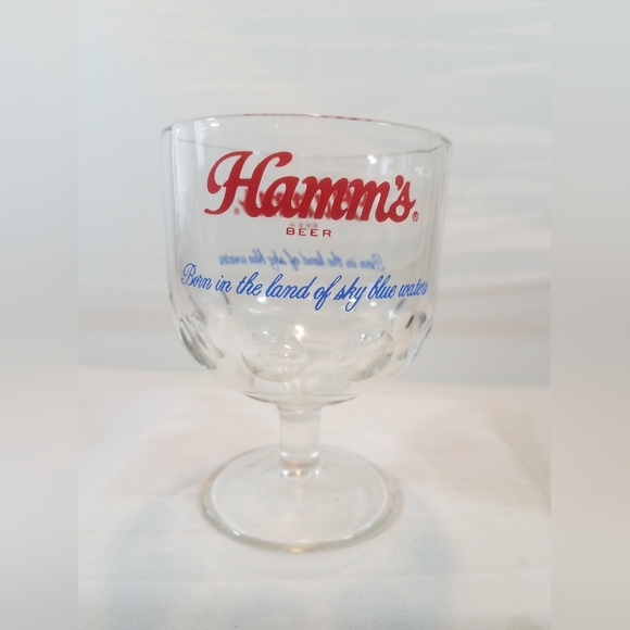 Hamm's Beer Dining Vintage Hamms Beer Short Stem Goblet Poshmark
